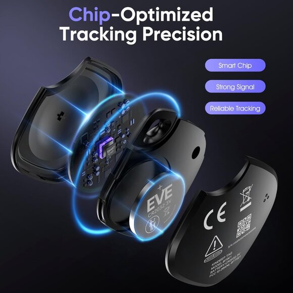 Air Tracker Tag 4 Pack: Bluetooth Item Finder with Apple Find My APP (iOS Only), - Picture 7 of 7